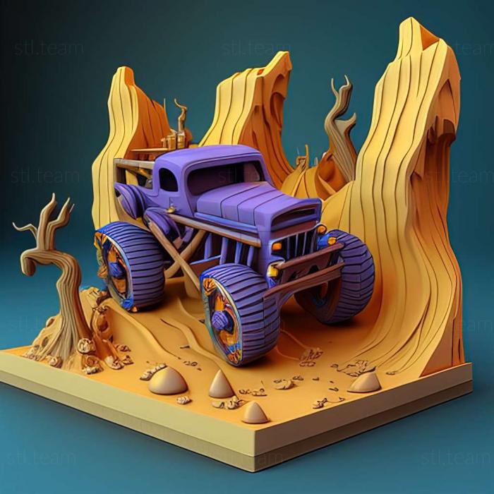 3D модель Игра Monster Jam Путь разрушения (STL)
